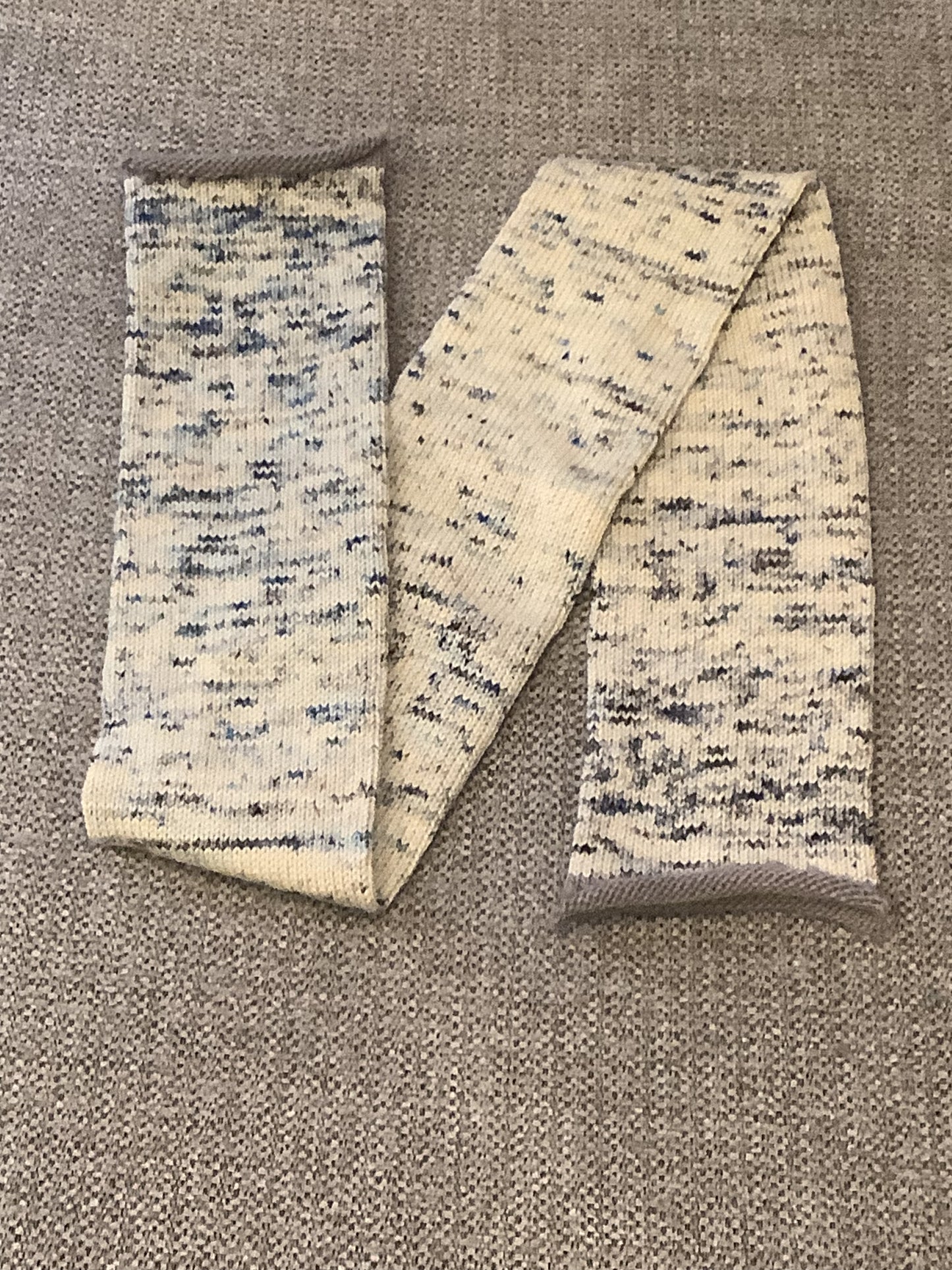 64 Stitch Pre-cranked Sock Tube - Madelinetosh Tosh Merino - In the Navy