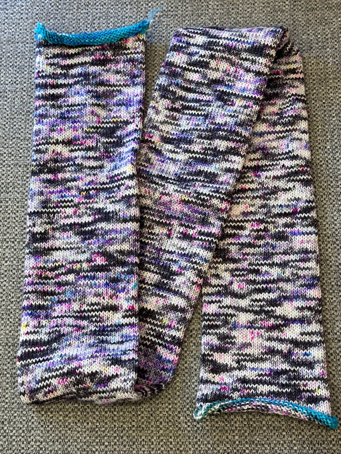64 Stitch Pre-cranked Sock Tube - Junkyarn Boss Sock - Frankie
