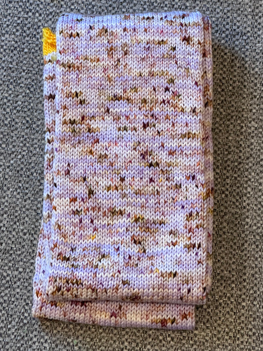 64 Stitch Pre-cranked Sock Tube - Barnyard Knits Deluxe Sock - Speckled Eggs