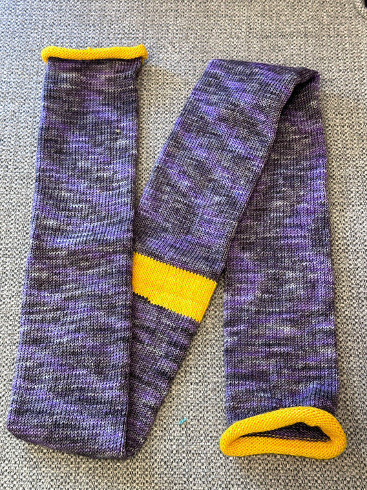 64 Stitch Pre-cranked Sock Tube - Ella Rae Lace Merino - Color 134