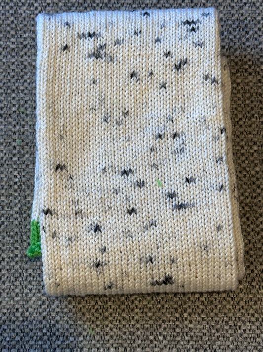 64 Stitch Pre-cranked Sock Tube - Knit Picks Hawthorne Fingering - Specimen 1809.03