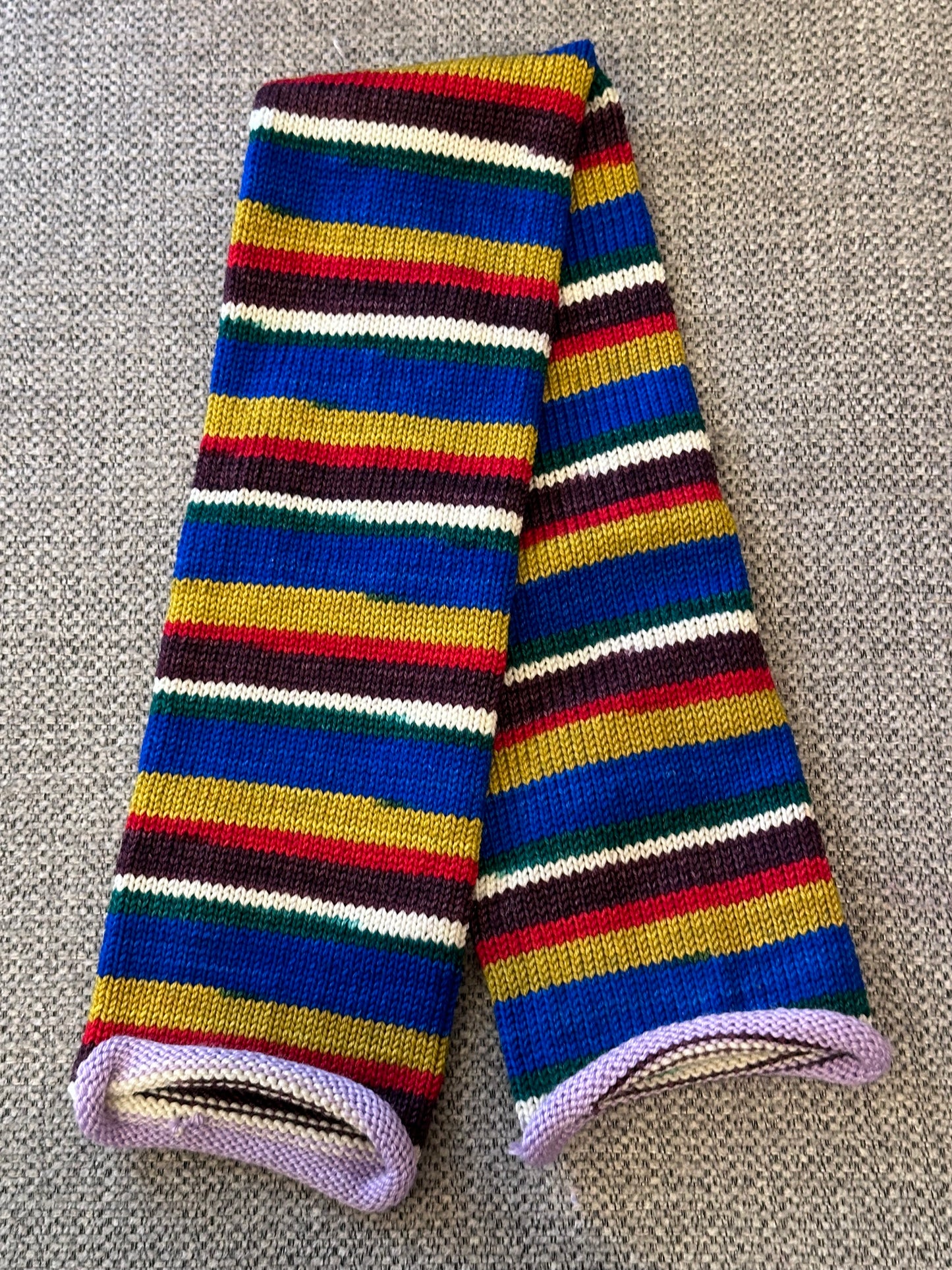 64 Stitch Pre-cranked Sock Tube - Quaere Fibres Sport Weight - The Usual Suspects