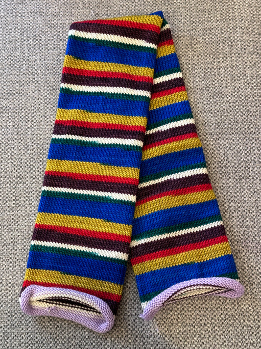 64 Stitch Pre-cranked Sock Tube - Quaere Fibres Sport Weight - The Usual Suspects