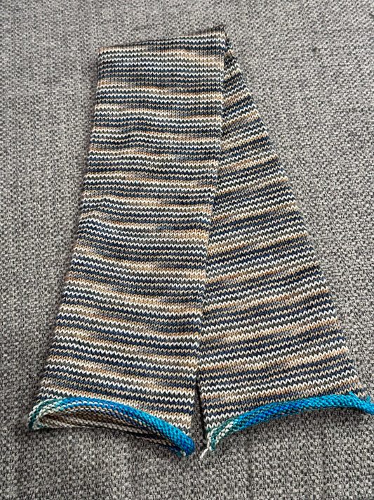 64 Stitch Pre-cranked Sock Tube - Expression Fiber Arts Sincere Sock - Sand & Surf
