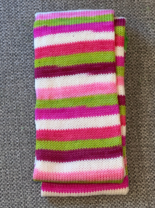 64 Stitch Pre-cranked Sock Tube - Freckled Whimsy - Anne of Green Gables.